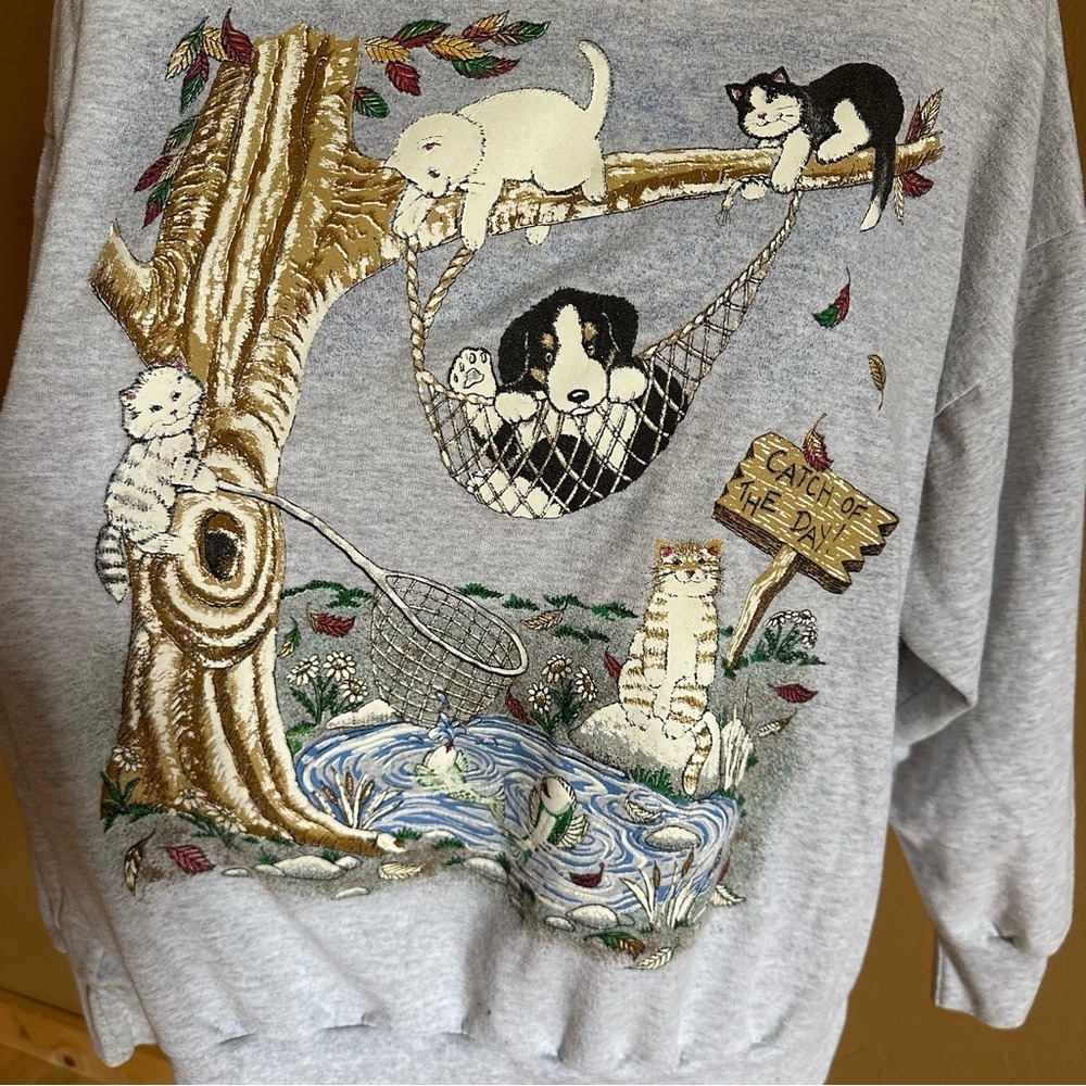 Vintage Basic Editions Built In Turtle Neck With … - image 5